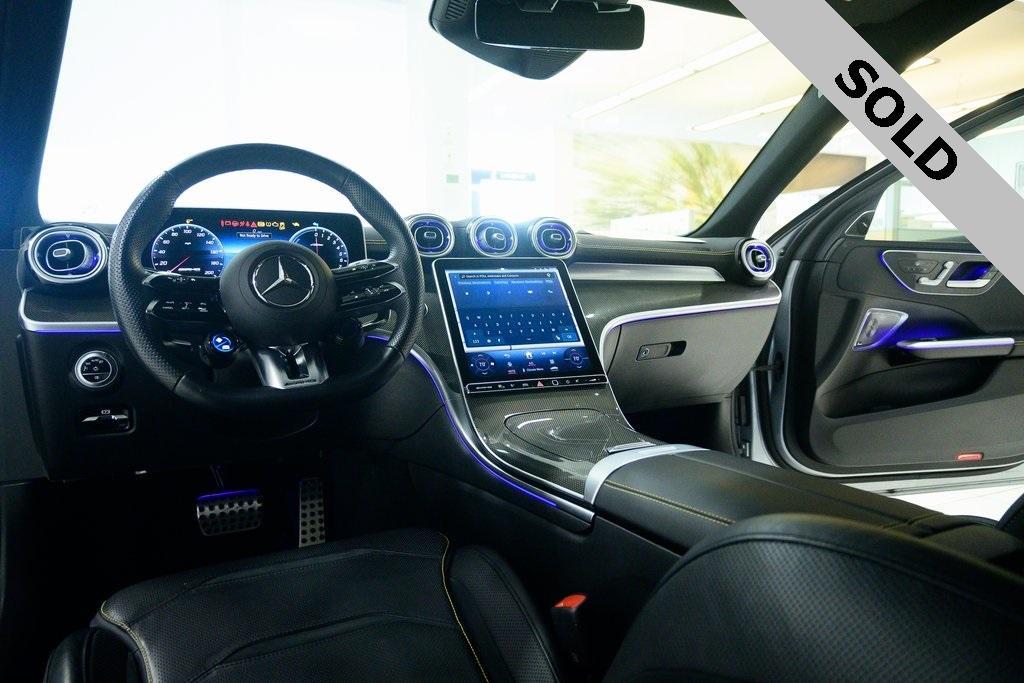 used 2024 Mercedes-Benz AMG C 63 car, priced at $69,894