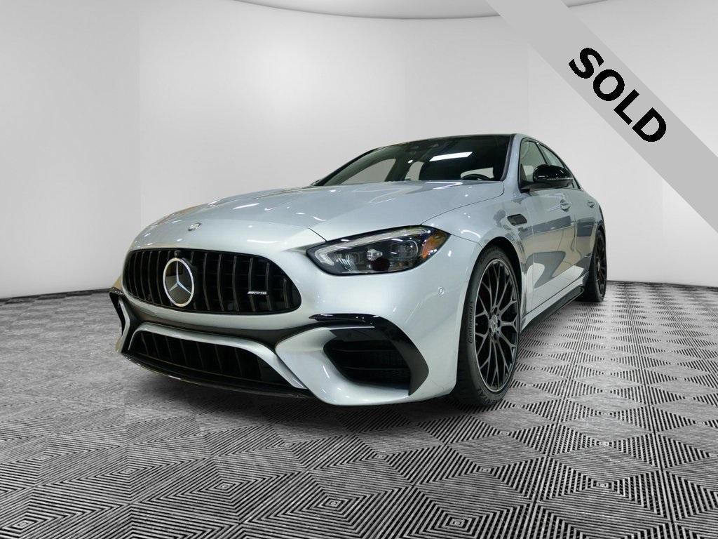 used 2024 Mercedes-Benz AMG C 63 car, priced at $69,894