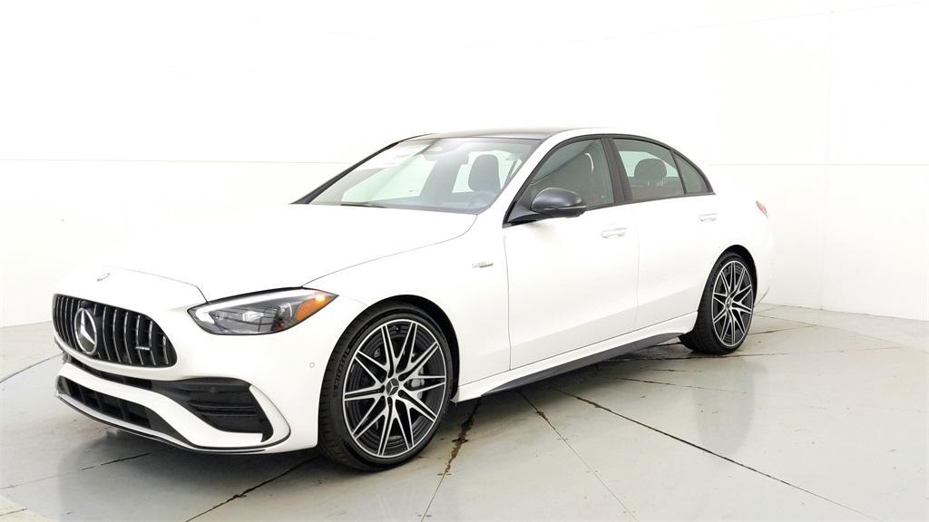 new 2024 Mercedes-Benz AMG C 43 car, priced at $72,285