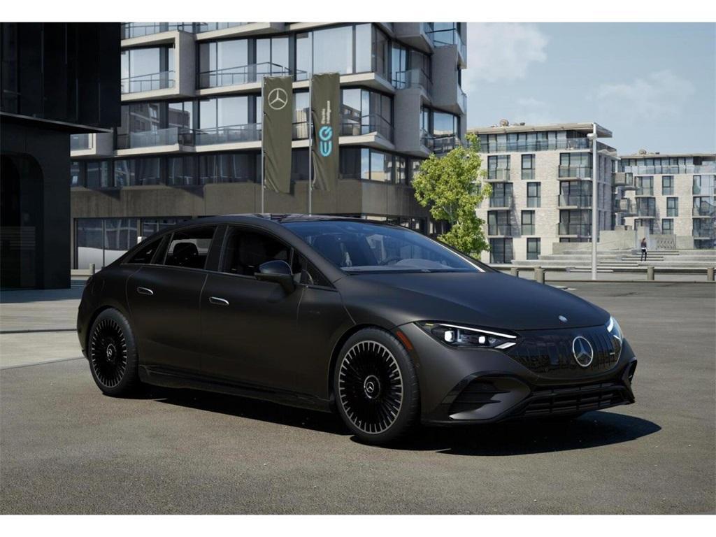 new 2025 Mercedes-Benz AMG EQE car, priced at $119,055