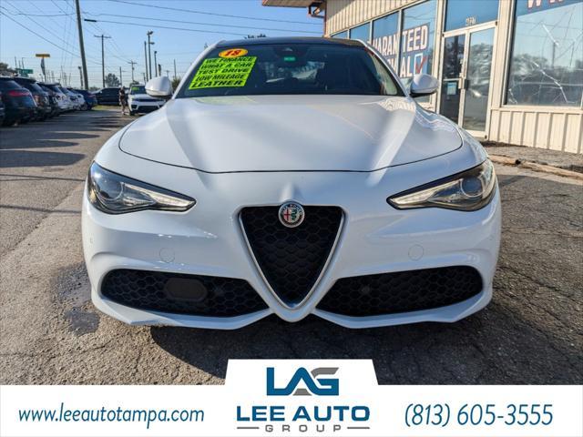 used 2018 Alfa Romeo Giulia car, priced at $19,000