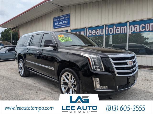 used 2018 Cadillac Escalade ESV car, priced at $29,000