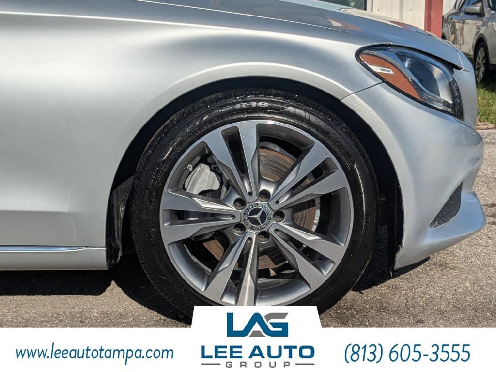 used 2018 Mercedes-Benz C-Class car, priced at $15,680