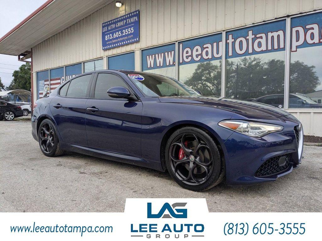 used 2018 Alfa Romeo Giulia car, priced at $15,000