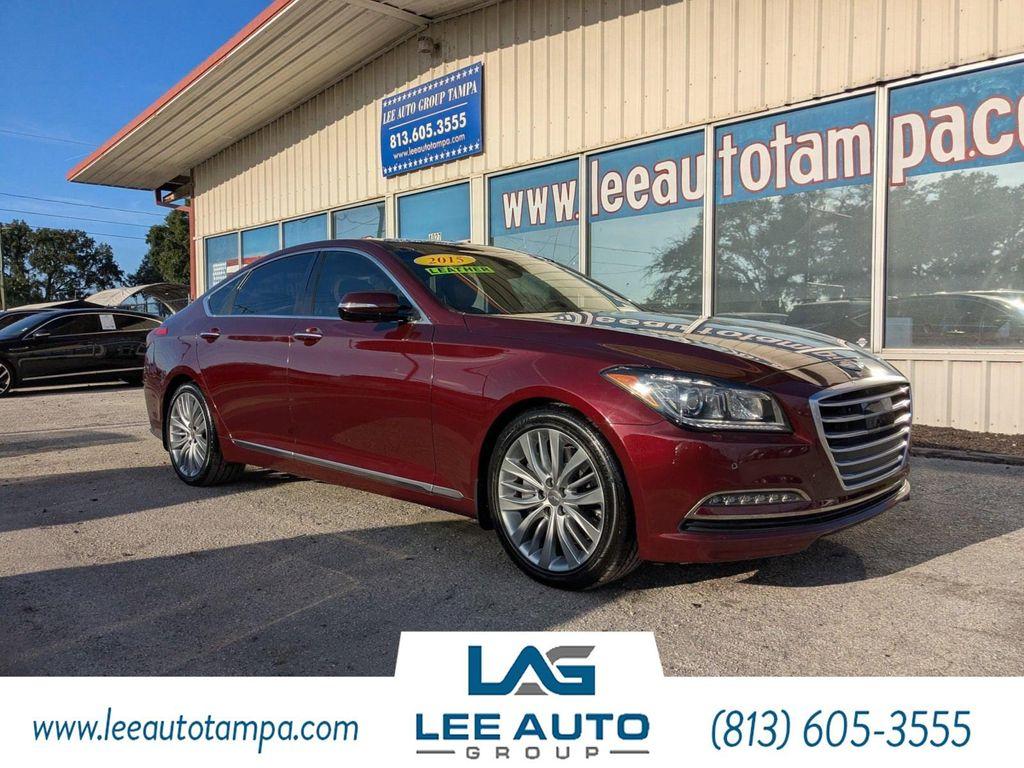 used 2015 Hyundai Genesis car, priced at $15,000