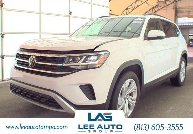 used 2021 Volkswagen Atlas car, priced at $28,000