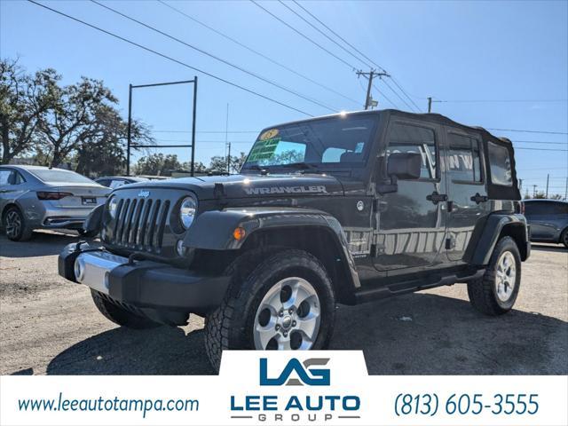 used 2015 Jeep Wrangler Unlimited car, priced at $18,500