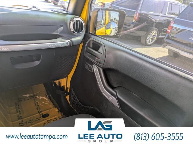 used 2015 Jeep Wrangler Unlimited car, priced at $21,560