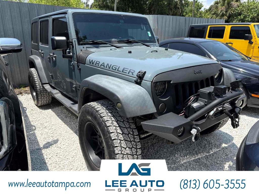 used 2015 Jeep Wrangler Unlimited car, priced at $18,000