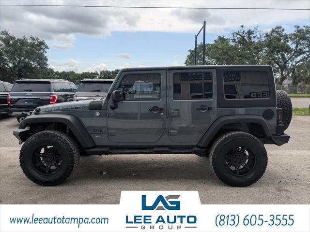 used 2015 Jeep Wrangler Unlimited car, priced at $17,640