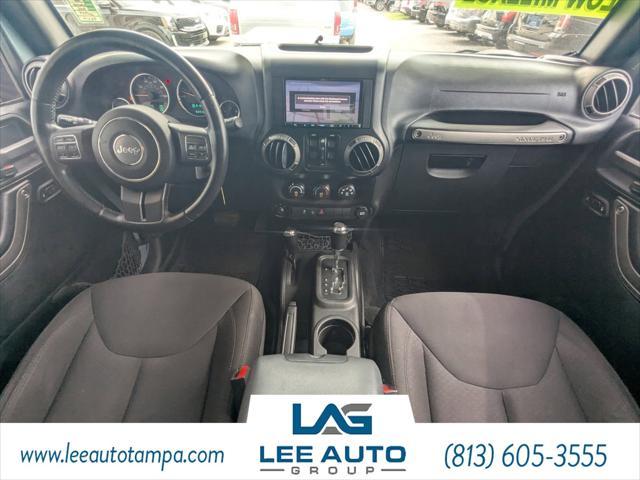 used 2015 Jeep Wrangler Unlimited car, priced at $17,640