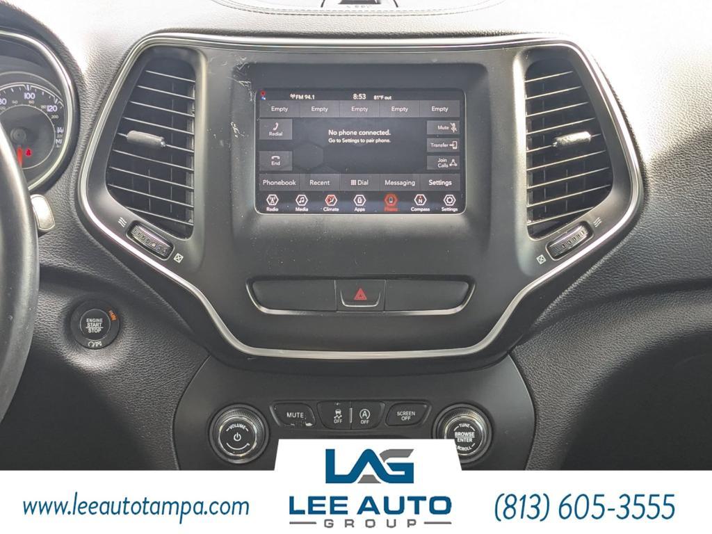 used 2019 Jeep Cherokee car, priced at $13,720