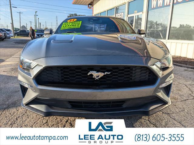 used 2021 Ford Mustang car, priced at $25,000