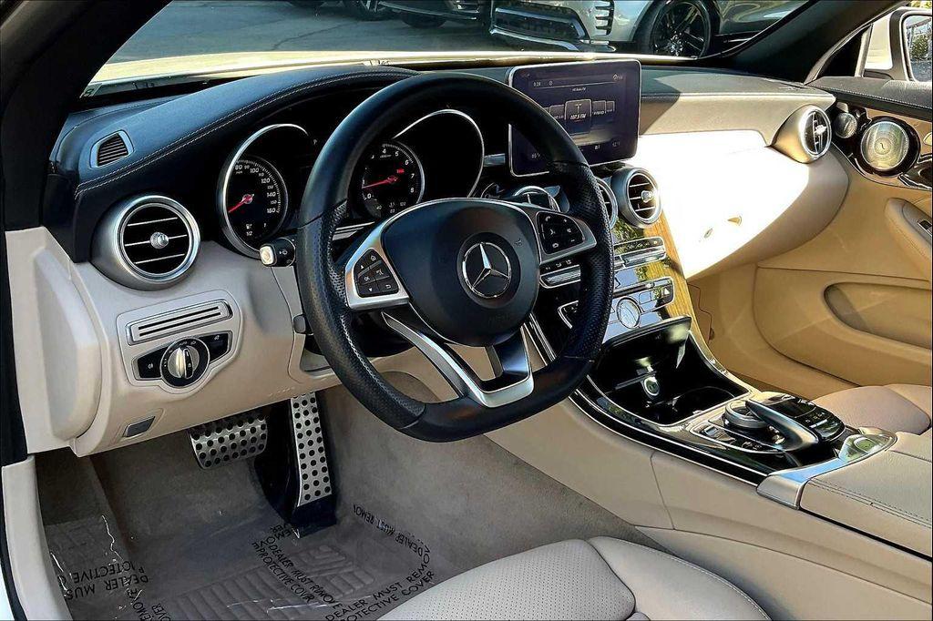 used 2017 Mercedes-Benz C-Class car, priced at $26,498
