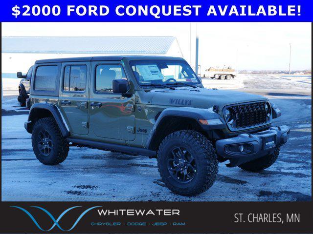 new 2025 Jeep Wrangler car, priced at $49,744