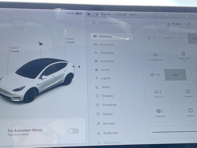 used 2021 Tesla Model Y car, priced at $27,000