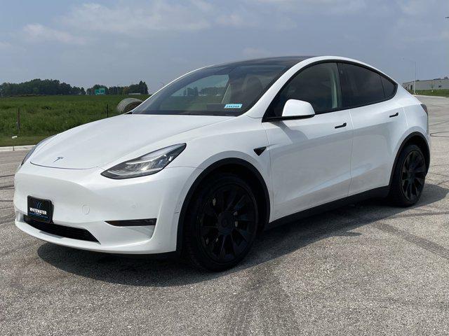 used 2021 Tesla Model Y car, priced at $27,000