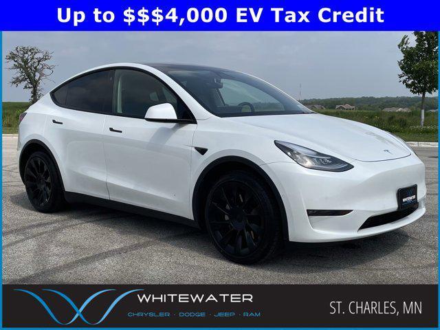 used 2021 Tesla Model Y car, priced at $26,500