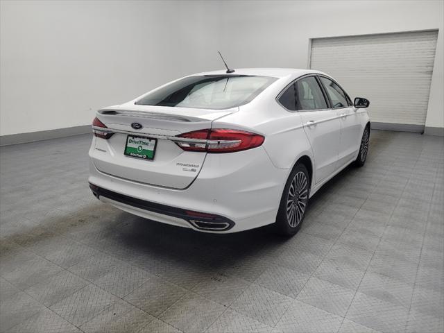 used 2018 Ford Fusion car, priced at $17,895