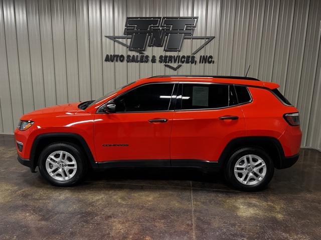 used 2021 Jeep Compass car, priced at $14,500