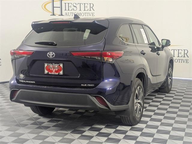 used 2022 Toyota Highlander car, priced at $31,490
