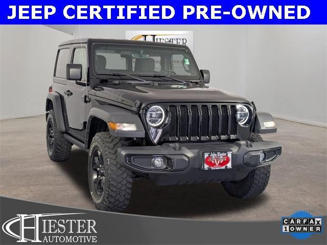 used 2021 Jeep Wrangler car, priced at $28,615