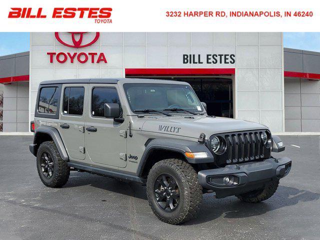 used 2021 Jeep Wrangler car, priced at $26,226