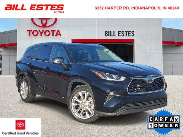 used 2022 Toyota Highlander Hybrid car, priced at $44,152