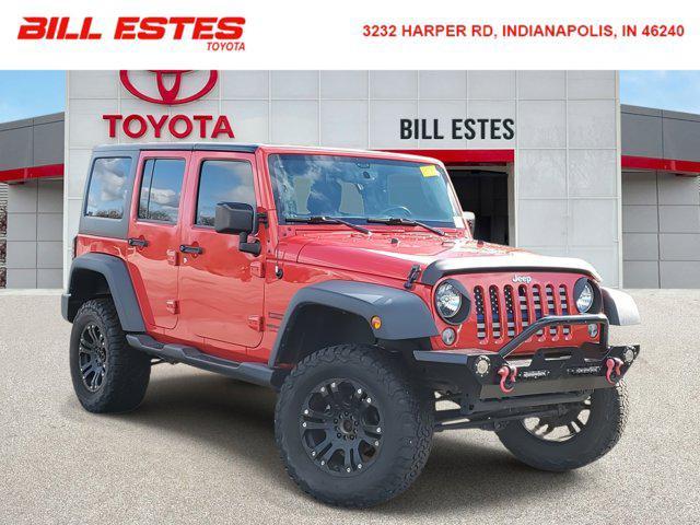 used 2017 Jeep Wrangler Unlimited car, priced at $18,592