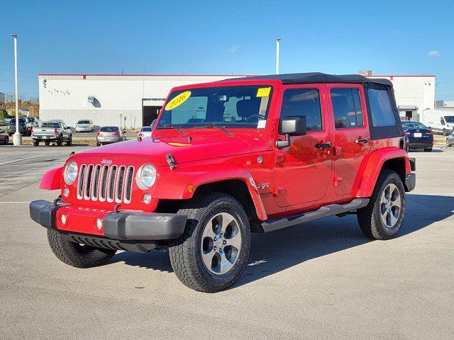 used 2016 Jeep Wrangler Unlimited car, priced at $16,304