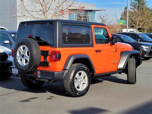 used 2020 Jeep Wrangler car, priced at $29,500