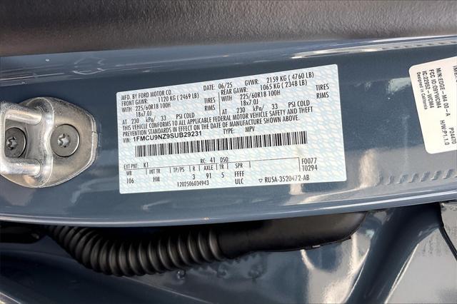 new 2025 Ford Escape car, priced at $31,877