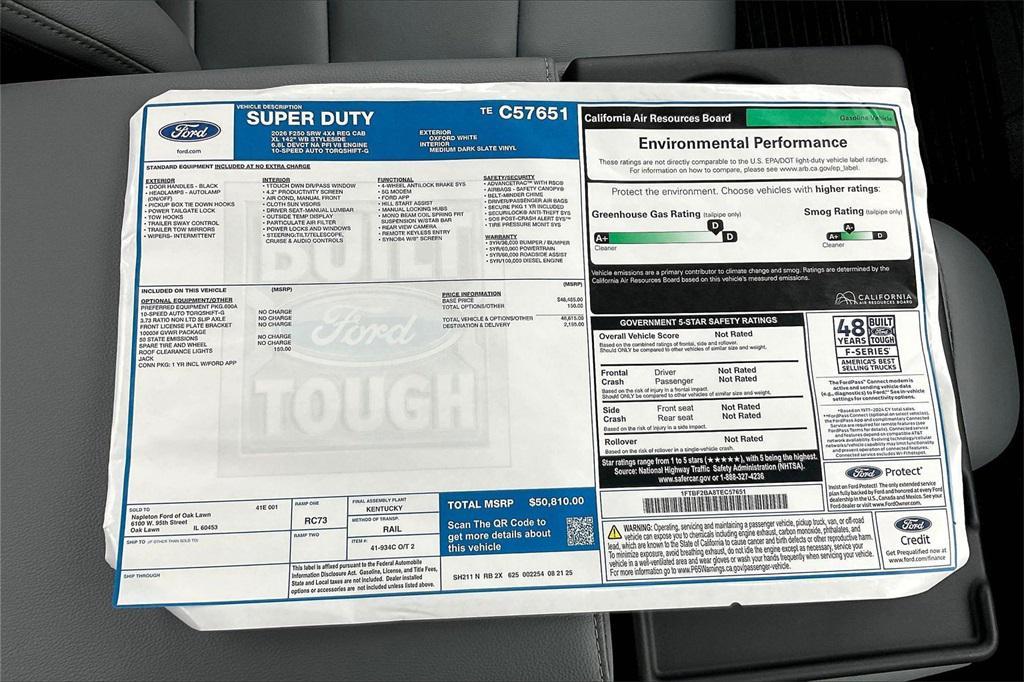 new 2026 Ford F-250 car, priced at $50,810