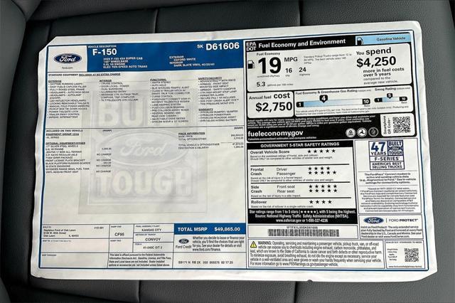 new 2025 Ford F-150 car, priced at $45,857
