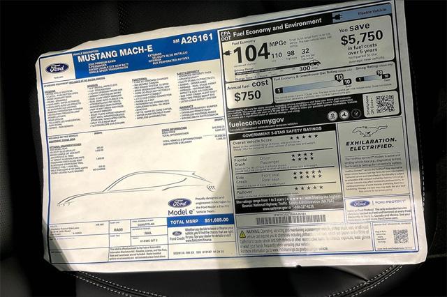 new 2025 Ford Mustang Mach-E car, priced at $48,721
