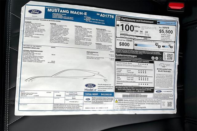 new 2025 Ford Mustang Mach-E car, priced at $40,621