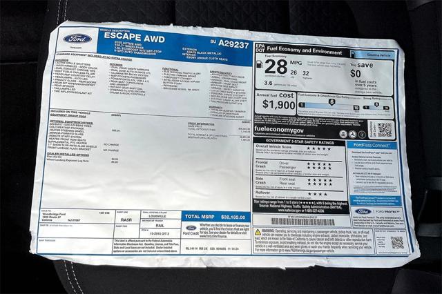 new 2025 Ford Escape car, priced at $29,280