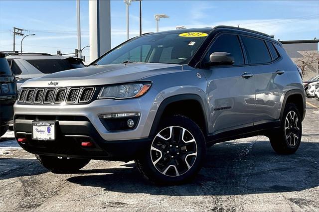 used 2021 Jeep Compass car, priced at $19,882