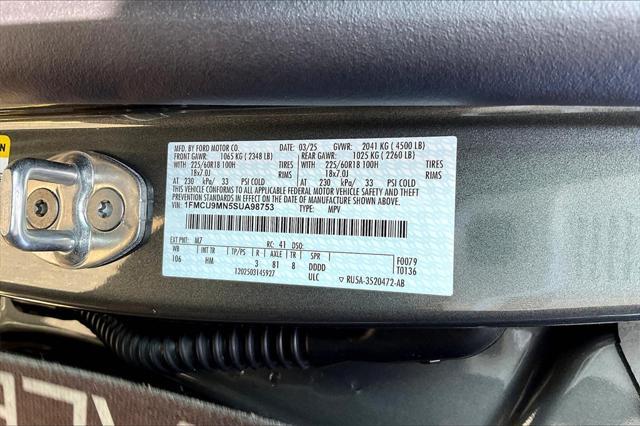 new 2025 Ford Escape car, priced at $31,610