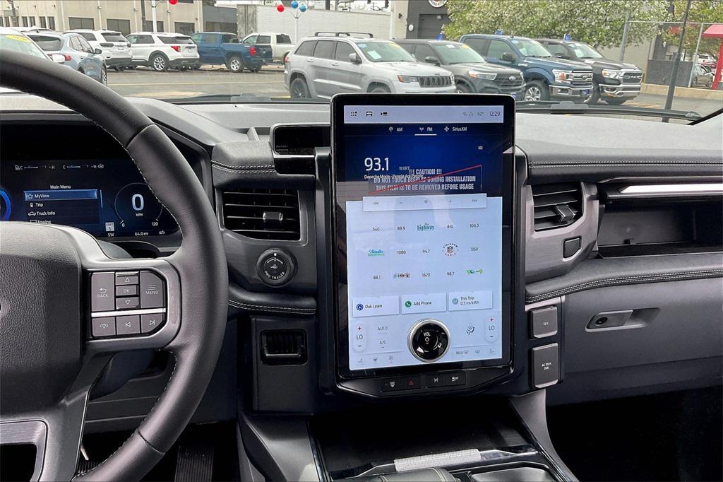 new 2025 Ford F-150 Lightning car, priced at $65,110