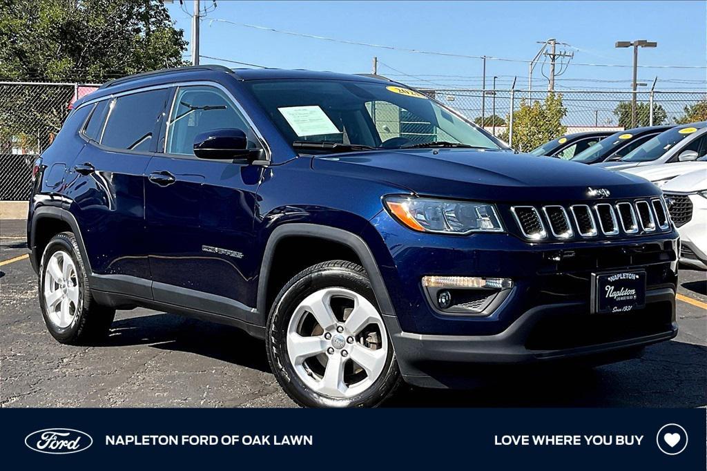 used 2021 Jeep Compass car, priced at $17,440