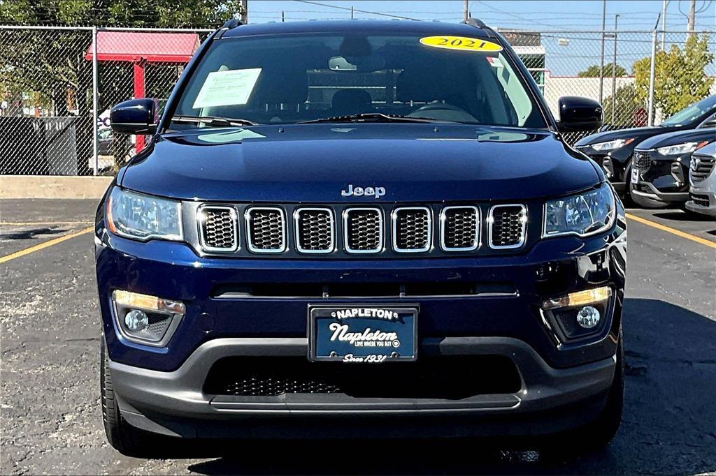 used 2021 Jeep Compass car, priced at $17,440