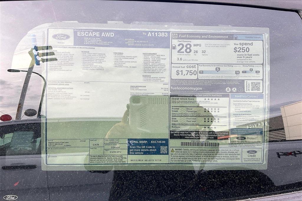 new 2026 Ford Escape car, priced at $33,740