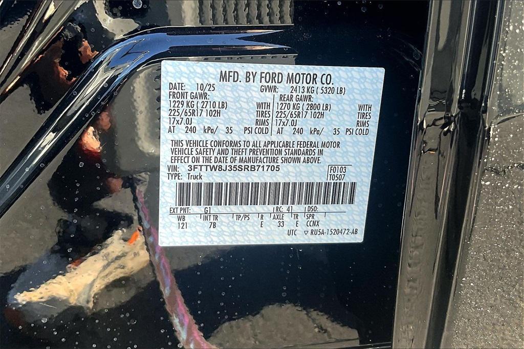 new 2025 Ford Maverick car, priced at $34,588