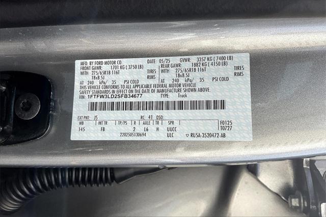new 2025 Ford F-150 car, priced at $50,192