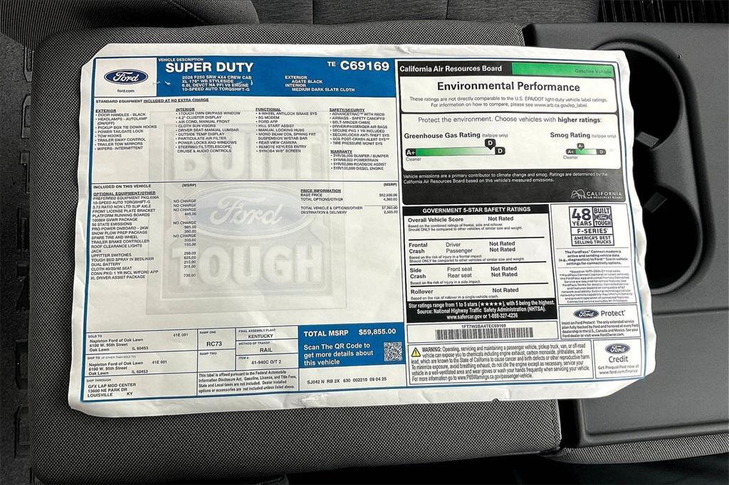 new 2026 Ford F-250 car, priced at $59,855