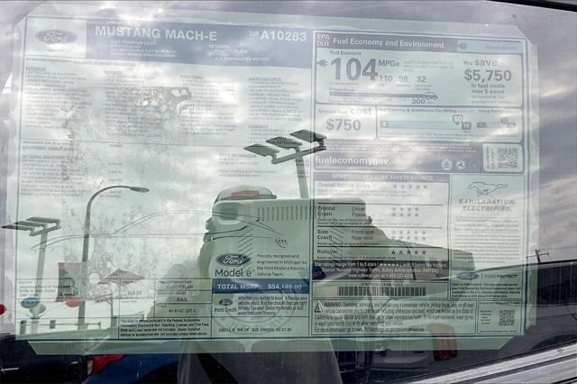 new 2025 Ford Mustang Mach-E car, priced at $51,075