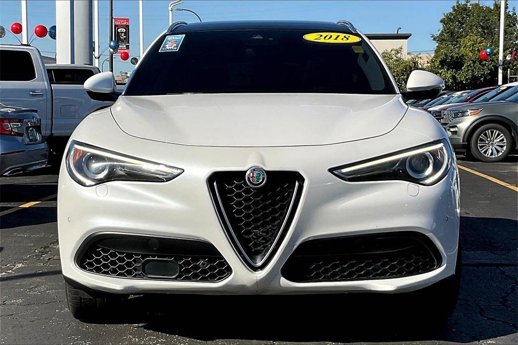 used 2018 Alfa Romeo Stelvio car, priced at $16,455