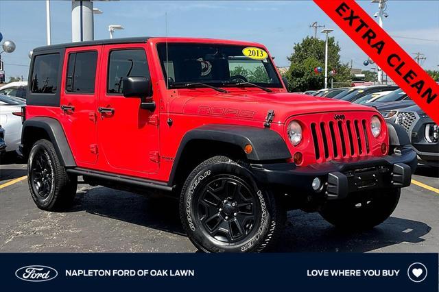 used 2013 Jeep Wrangler Unlimited car, priced at $18,460
