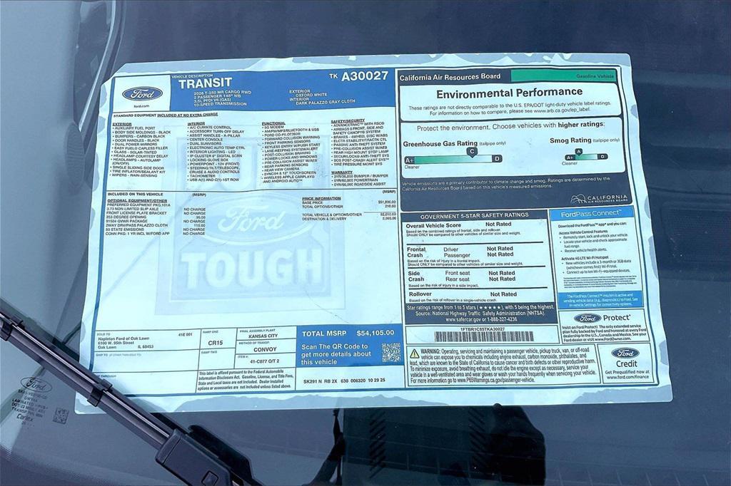 new 2026 Ford Transit-250 car, priced at $54,105